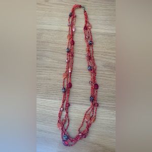 Ethnic Multistrand Boho Necklace